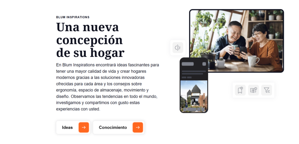 Blum Inspirations Página de ideas para el hogar de Blum Inspirations